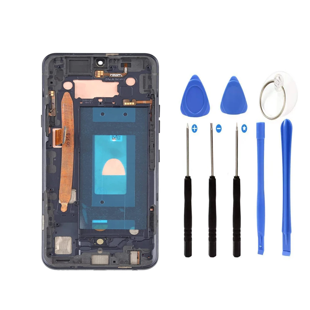 AAA+++ For LG G8X ThinQ LCD Display Touch Screen Digitizer Assembly With Frame Display For LG V50S LCD LLMG850EMW Replacement