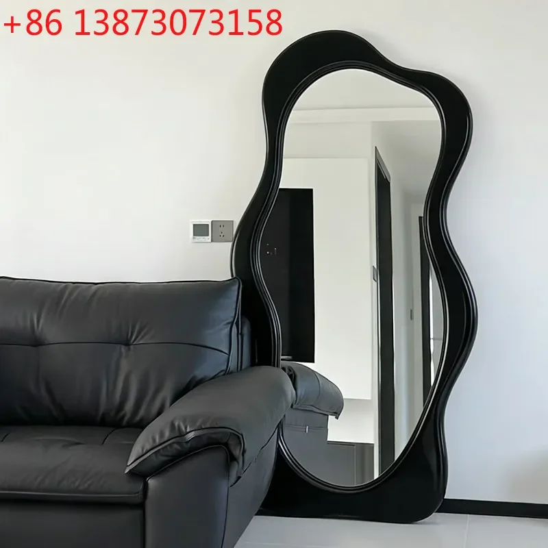 

French Vintage Alien Wave Home Bedroom Clothing Store Landmark Fitting Mirror