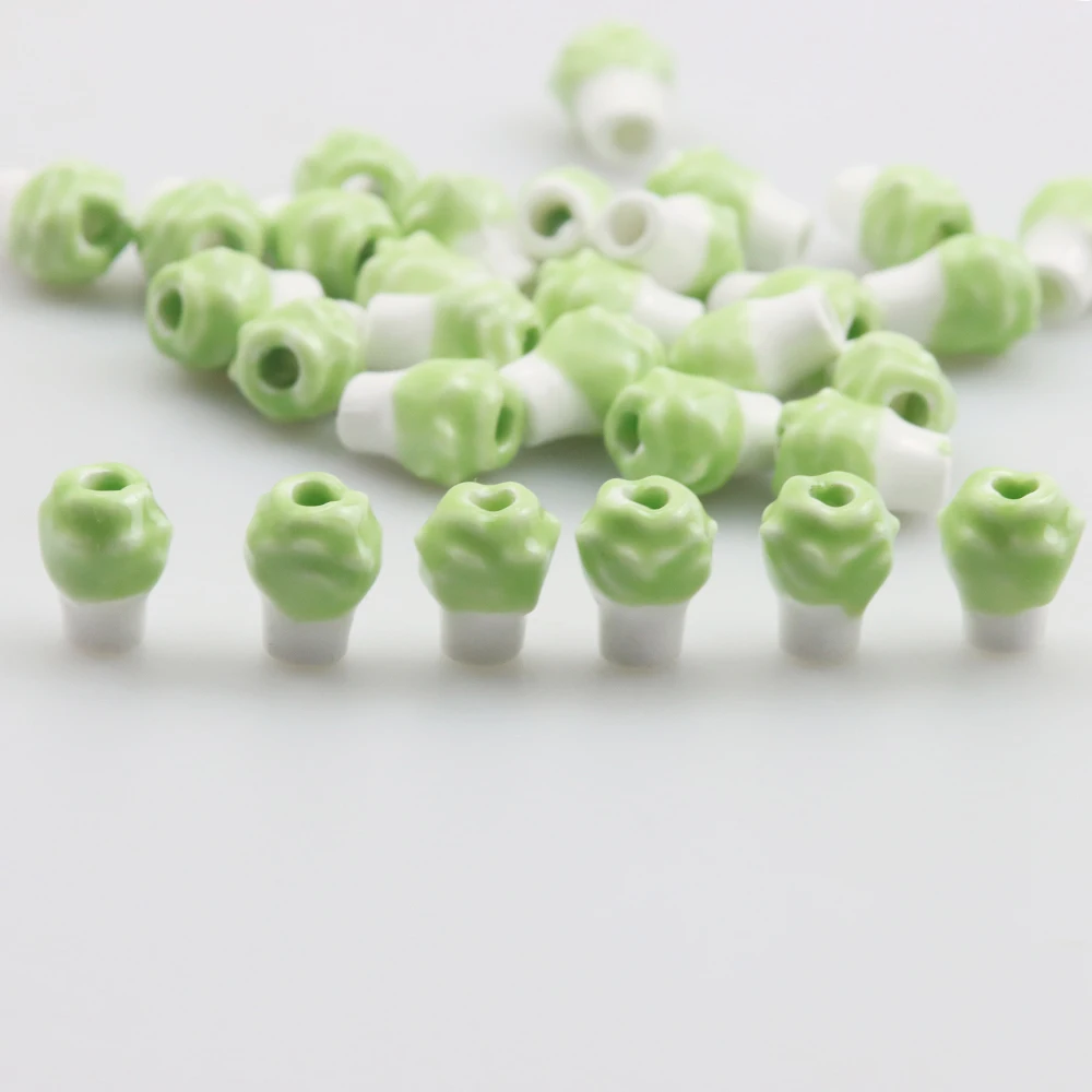 5/10PCS Chinese cabbage ceramic beads handmade beaded Diy material jewelry making bracelet necklace accessories