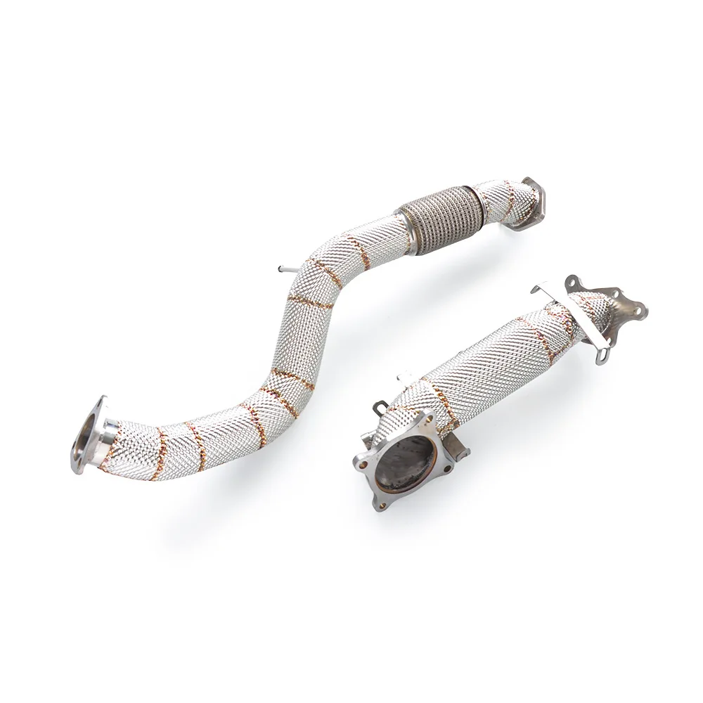 مناسبة لهوندا سيفيك TYPE-R FL5 2.0T 2022-2024 الرياضة العادم ماسورة التصريف الأنابيب الأمامية