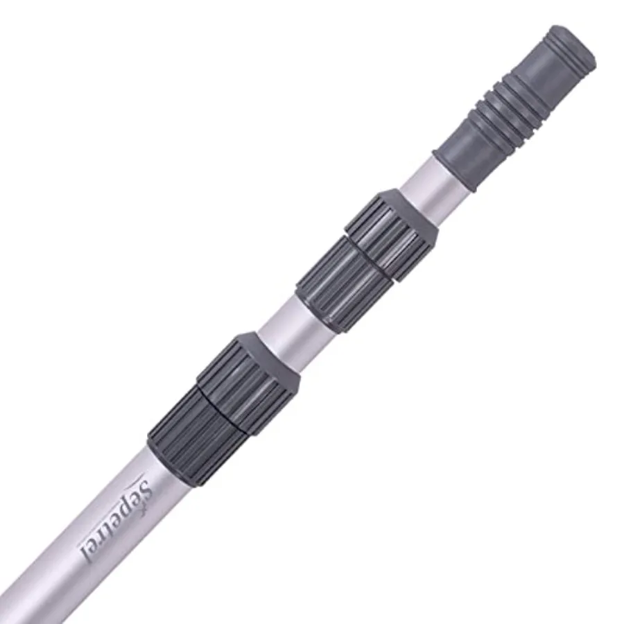 Sepetrel Pool Pole - Profional Telescoping Swimming Pool Cleaning Poles, Adjustable Telescopic Pole, for Skimmer Net, Brush, Va