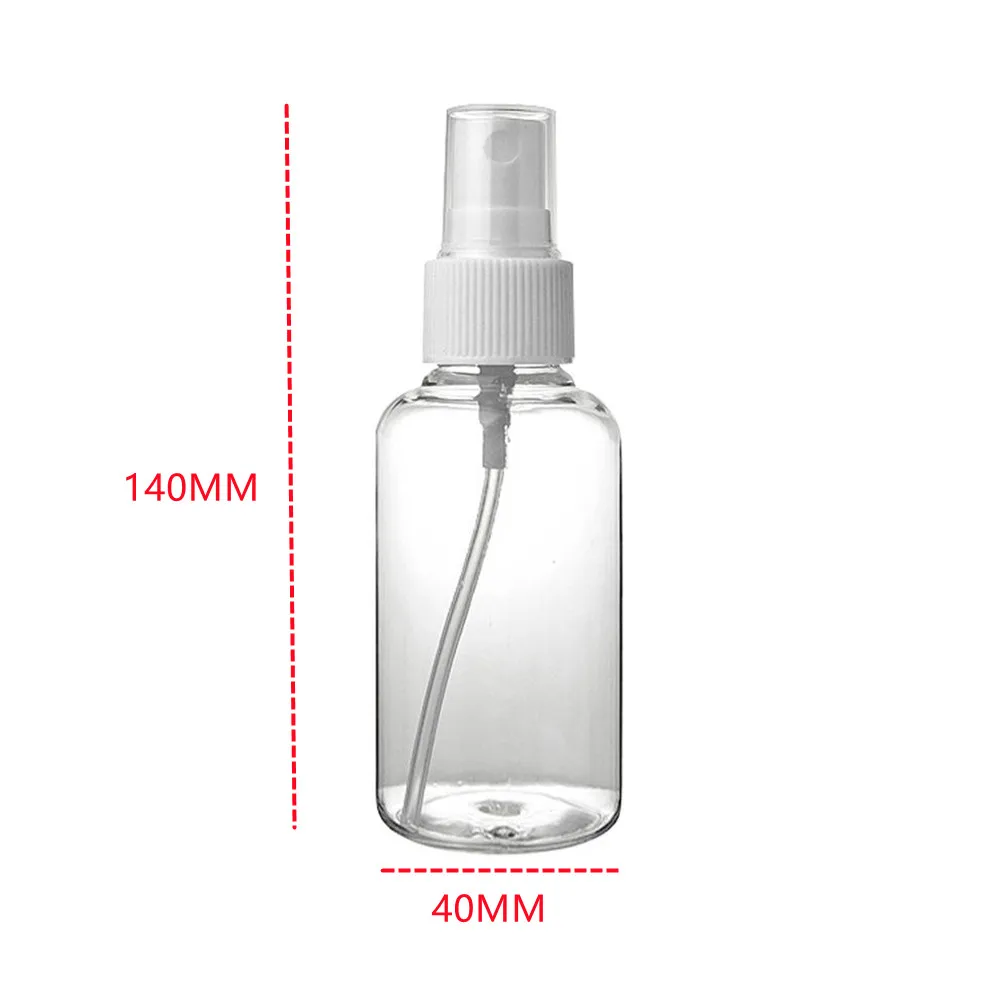 50ml 100ml Travel Cosmetic Bottle Portable Transparent Empty Spray Bottle Perfume Atomizer Lotion Cream Bottle Liquid Containers