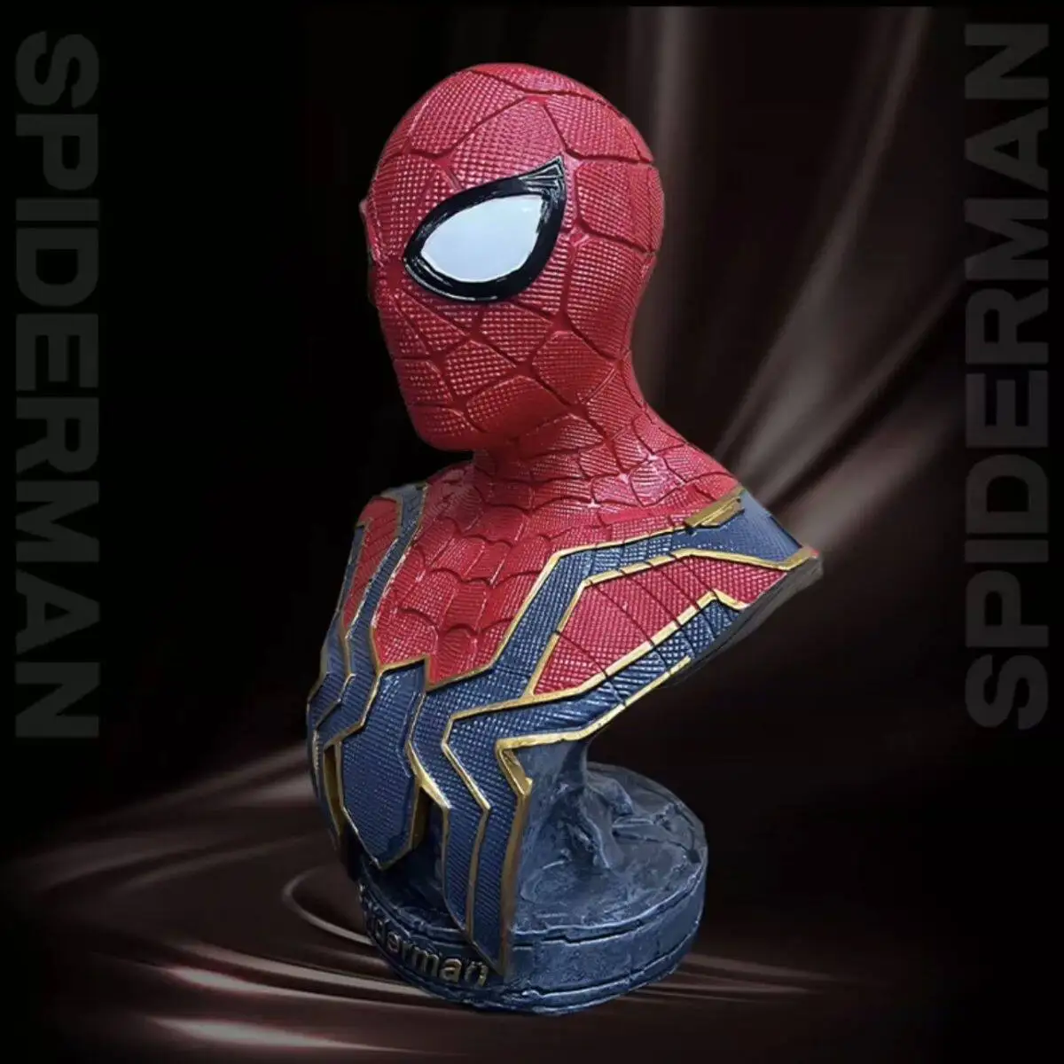 35cm Spider Man Bust Avengers 4 Trendy Play Desktop Ornament Background Wall Decoration Handmade Large Model