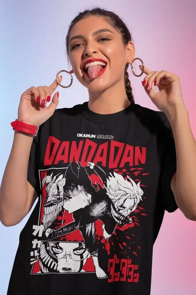 Dandadan T-Shirt Seiko Ayase T-shirt Cosplay Momo Anime Gift Exclusive Shirt Graphic T Shirts Oversized T Shirt Women's Clothing image 2