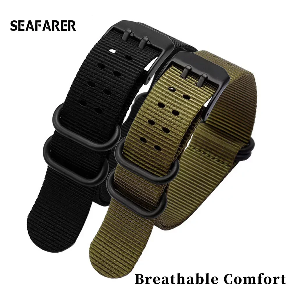 Nylon watch strap 22mm 23mm watch band waterproof sport for luminox watchbands strap fashion bracelet bracelet for men