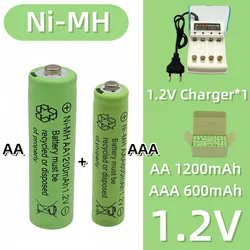 Rechargeable battery 1.2V AA 1200mAh Ni-MH AAA 600mAh  lpega Rechargeable Ni-MH 1.2V AA AAA battery