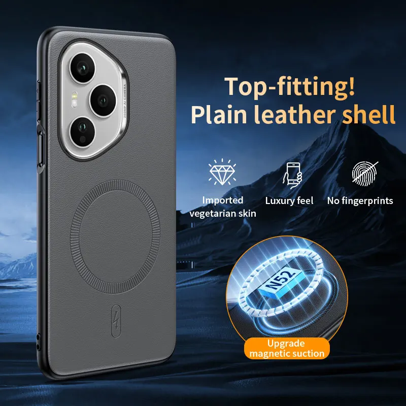 Magnetic Phone Case For Honor 90 600 Lite 500 400 Pro 200 Smart Wireless Charger Silicone Soft Bumper Protect Shockproof Cover