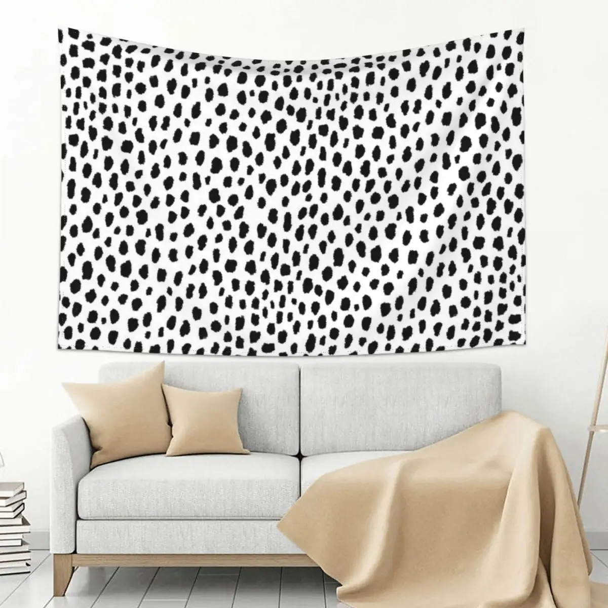 

Dalmatian Spots (black/white) Tapestry