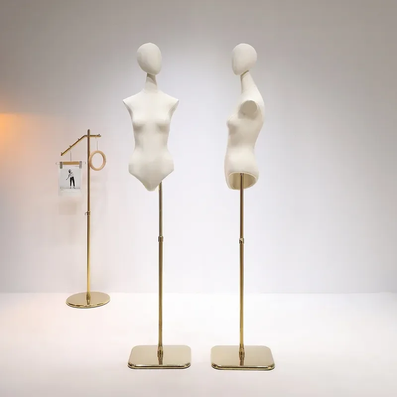 for Clothing Store Korean Style Long Neck Full Body Mannequin Women Dress Wedding Display Stand Window Doll Prop Female Model