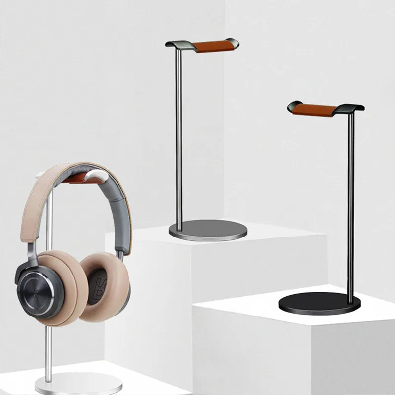

Sturdy Stylish Earphone Bracket Aluminium Alloy Headphone Stand Space Saving Desktop Rack for Home/Office with Strong Bearing