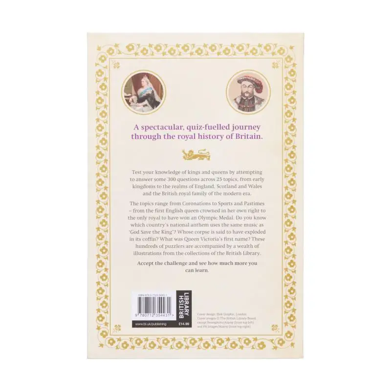 The Royal Puzzle Book  300 Challenges And Teasers From Alfred The Great To Charles III Philip Parker 9780712354431