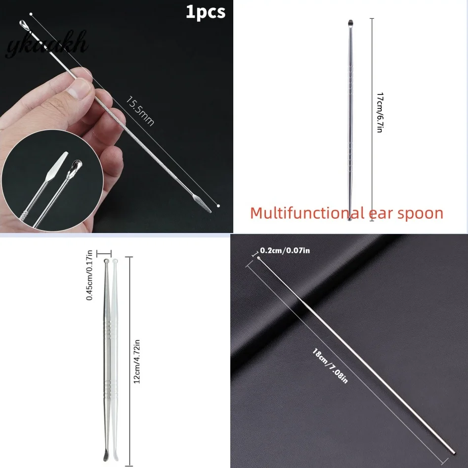 

1pcs Tonsil Stone Removal Ear Wax Remover Stainless Steel Remover Mouth Cleaning Care Tools Tonsil Stone Remover Health Care