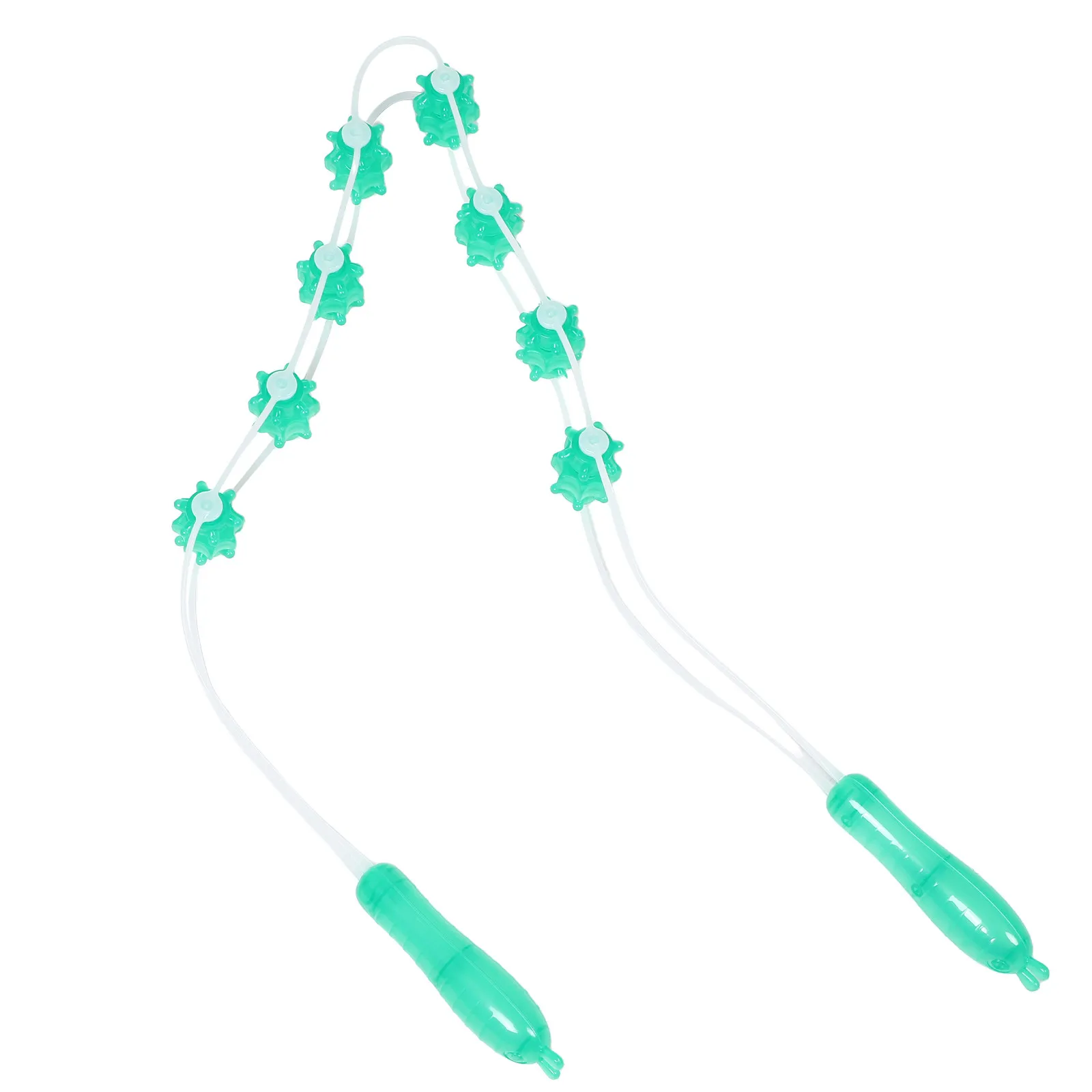 

Ручной массажный ролик для спины с 8 эргономичными выступами для глубокого расслабления тканей, снятия напряжения в шее, плечах, пояснице и мышцах всего тела