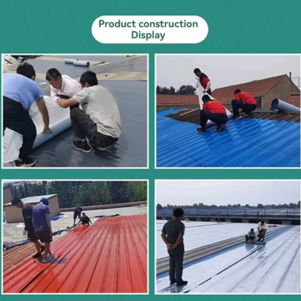 AT21-1 Roll 10Mx20cm Waterproof Heat Insulation Tape Roof Leakproof Repair Tool Wall Crack Resistance Self-Adhesive Fix Tape