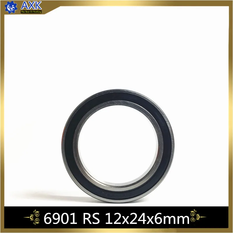 

6901 2RS ABEC-1 (10PCS) 12x24x6MM Metric Thin Section Bearings 61901RS 6901RS