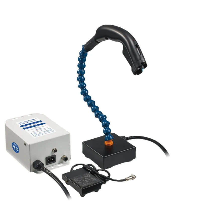Induction destatic ion air gun cleaning and purification negative ion dust removal gun