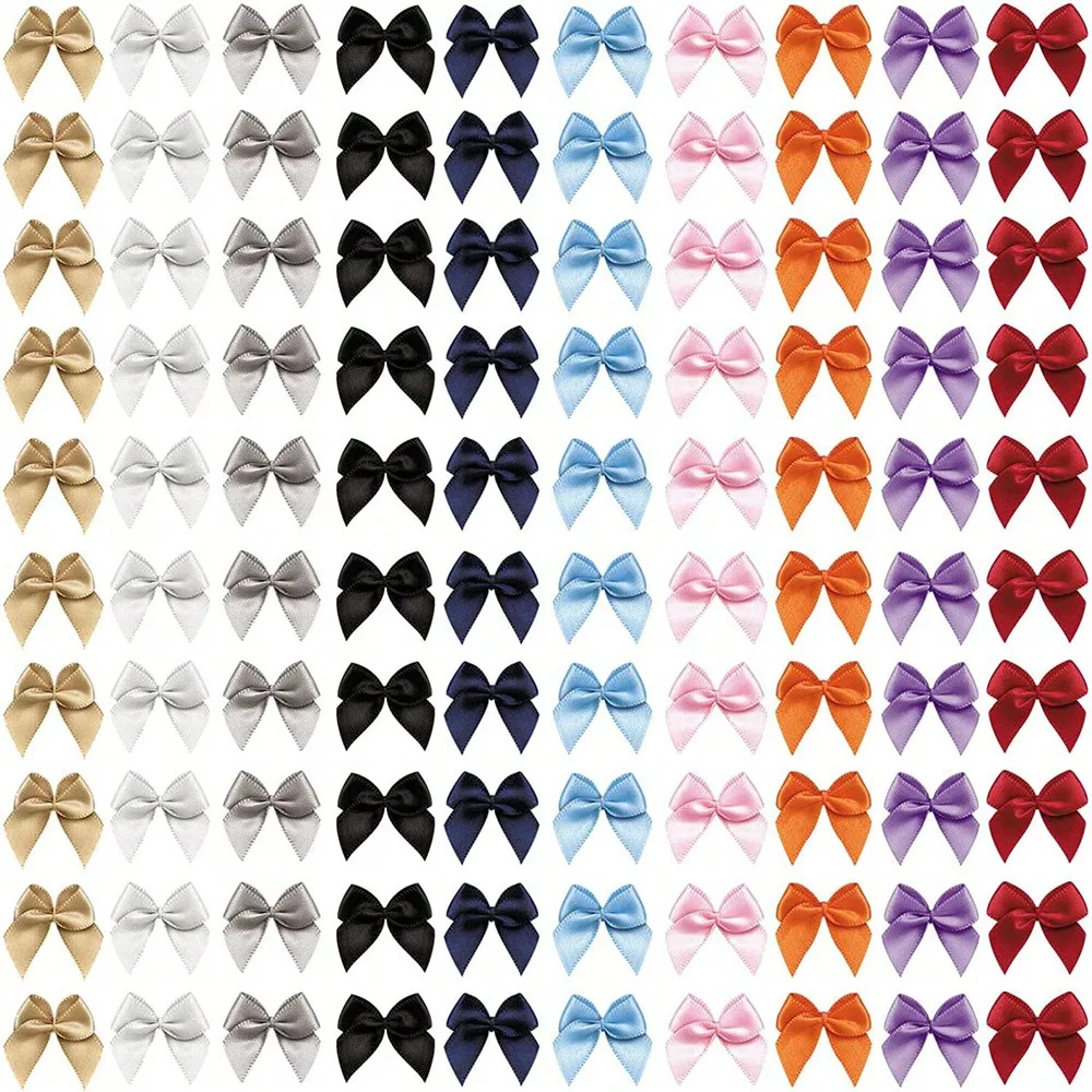 20/50 kleine Bänder, Schleifen, Blumenhandwerk, handgefertigte Geschenkaccessoires, Hochzeitsdekorationen