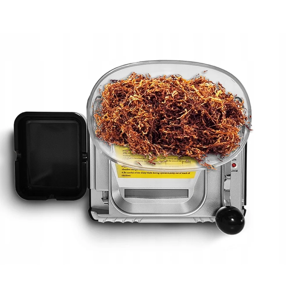 

Push-Pull Cigarettes Machine 6.5/5.5MM Caliber Electric Roll Durable Tobacco Filling Machine DIY Roller Tray Smoking Accessories