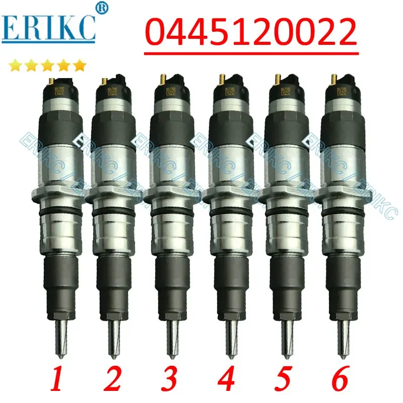 0445120022 Fuel Injector Set 0 445 120 022 Diesel Parts Nozzle 0445 120 022 for Bosch MAN 51101006014 0445120 022