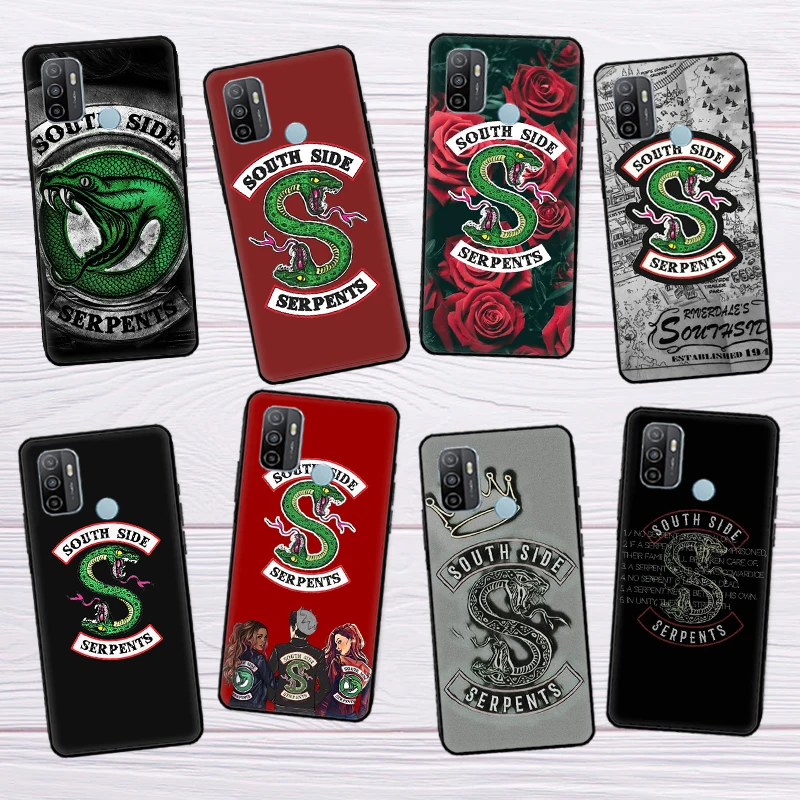 Riverdale South Side Serpents Case For OPPO A78 A77 A57 A17 A16 A76 A96 A15 A54 A74 A94 A52 A72 A5 A9 A53s A54s A57s Cover