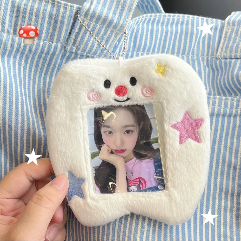 

Animal Plush Photocard Case Cartoon Bear Bus Door Cards Sleeve Multiple style Idol Photo Display