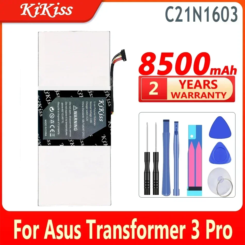 8500mAh KiKiss  New Battery C21N1603 For Asus Transformer 3 Pro T303UA T303UA-0053G6200U T303UA-GN050T Transformer3 Pro