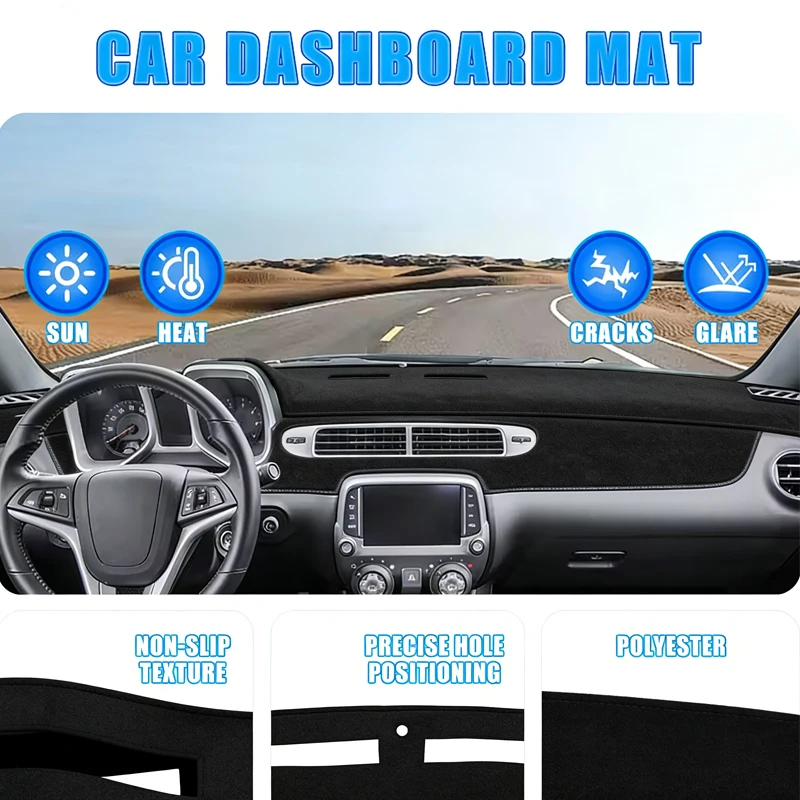 Car Dashboard Cover Sun Shade Mats Avoid Light Pads Instrument Panel Protective For Suzuki Dzire 2018-2022 2019 2020 2021 Models