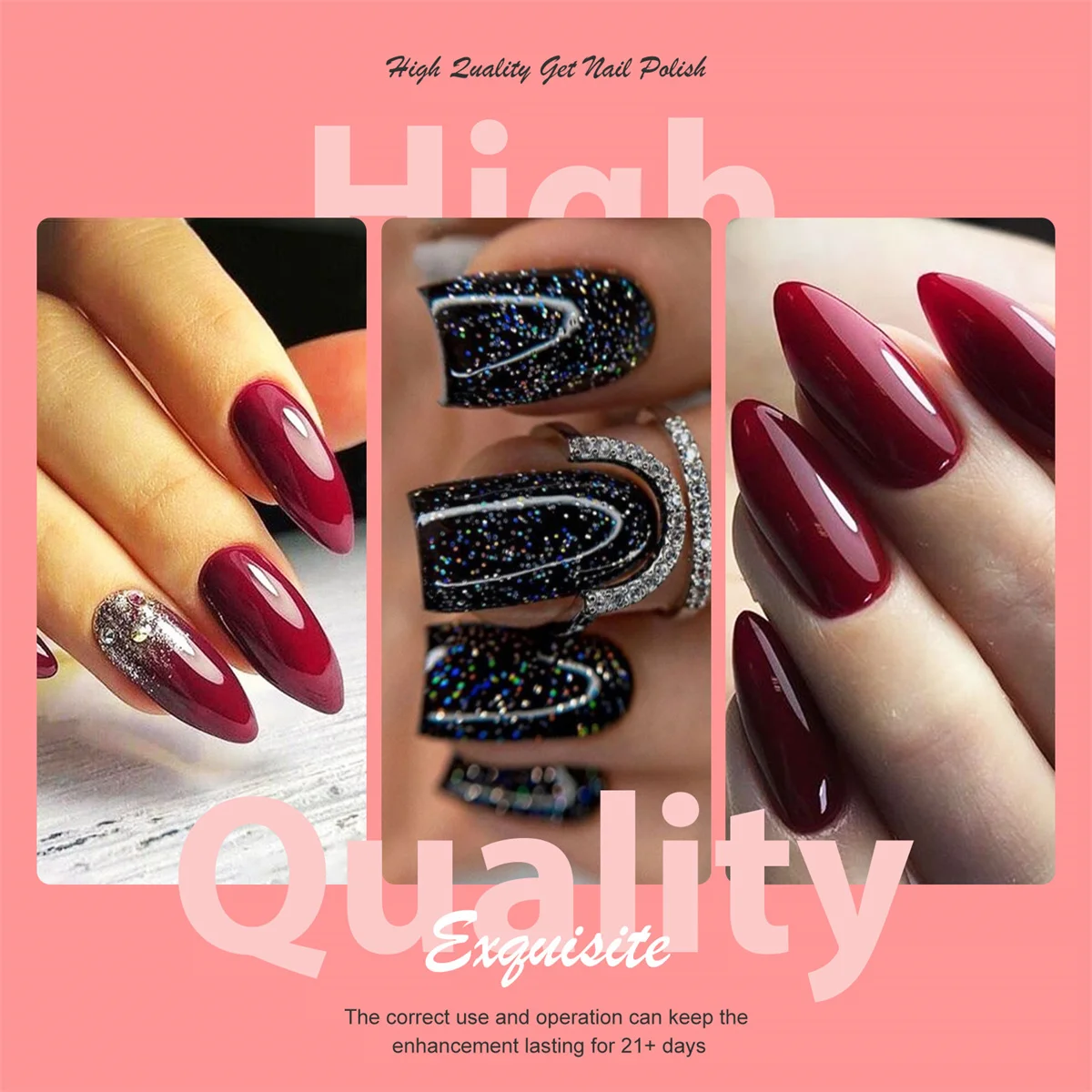 8 قطعة الأحمر الأخضر هلام مسمار مجموعة طلاء أظافر لعيد الميلاد الأظافر القط المغناطيسي هلام شبه دائم نقع قبالة الأشعة فوق البنفسجية هلام الورنيش مستلزمات الأظافر DIY بها بنفسك #6