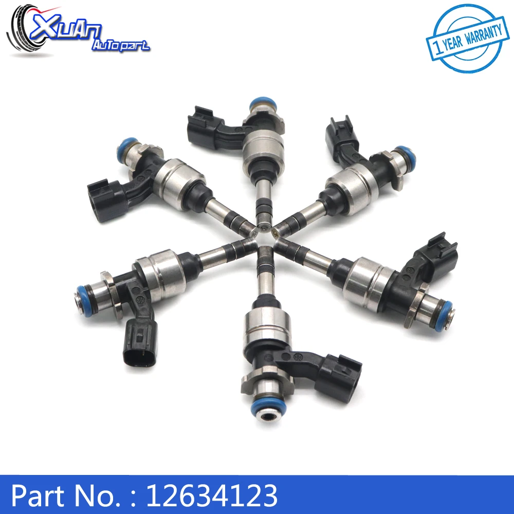 

XUAN Fuel Injector 12634123 For BUICK LACROSSE CADILLAC ATS CTS XTS CHEVROLET IMPALA LIMITED 2012-2020 FJ1159 12642125