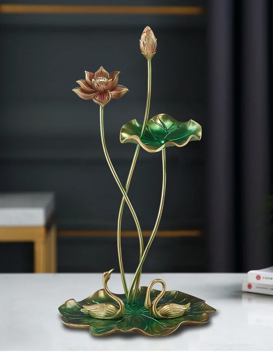 New Chinese Style Copper Ornaments Good Things Connected to High-End Artistic Home Decorations