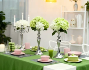 

30pcs)Wedding/Dining Table Centerpieces,Silver Candlestick Holders, Tall Flower/Candle Holders,Vases for Centerpieces