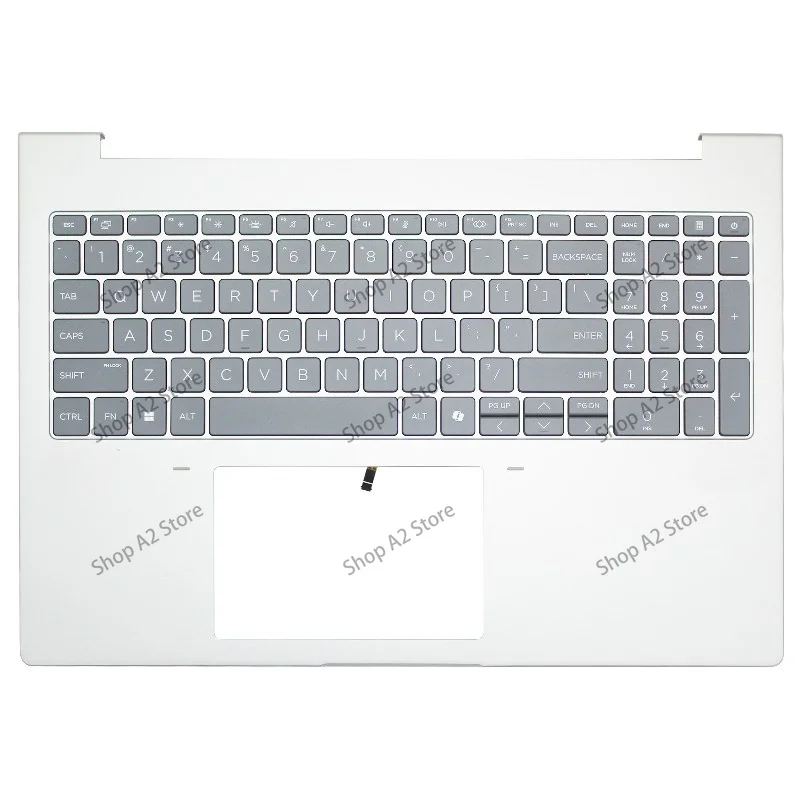 WWNew Original US Spain keyboard for HP EliteBook 650 655 G10 laptop palmrest upper cover backlit keyboard replacement