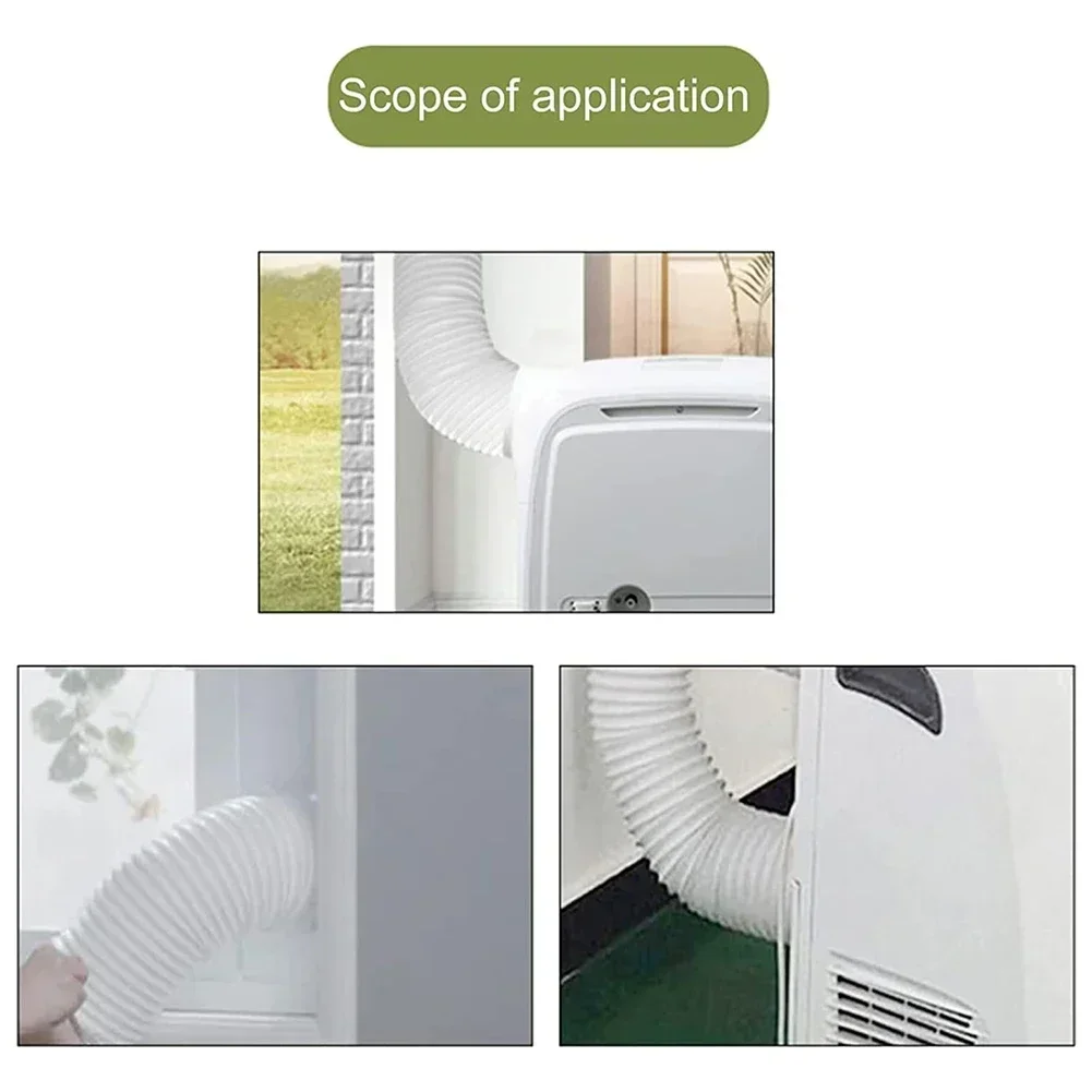 Portable Air Conditioner Adapter Portable AC Hose Connector For Home Cooling Compatible With 15cm Outlet Efficient Airflow