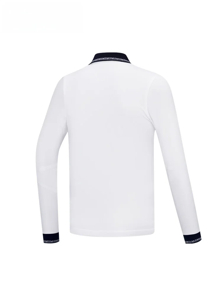 

Faionable Long Sve Golf Clothing for Children Skin-friendly Collar Sportswear Soft Fabric Ideal for Spring And Summer