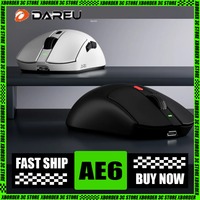 DAREU AE6 Gaming Mouse 3 Mode Wireless Bluetooth PAW3950 Dual 8kHz Lightweight Keel Structure Gaming Mouse Gift for Boys