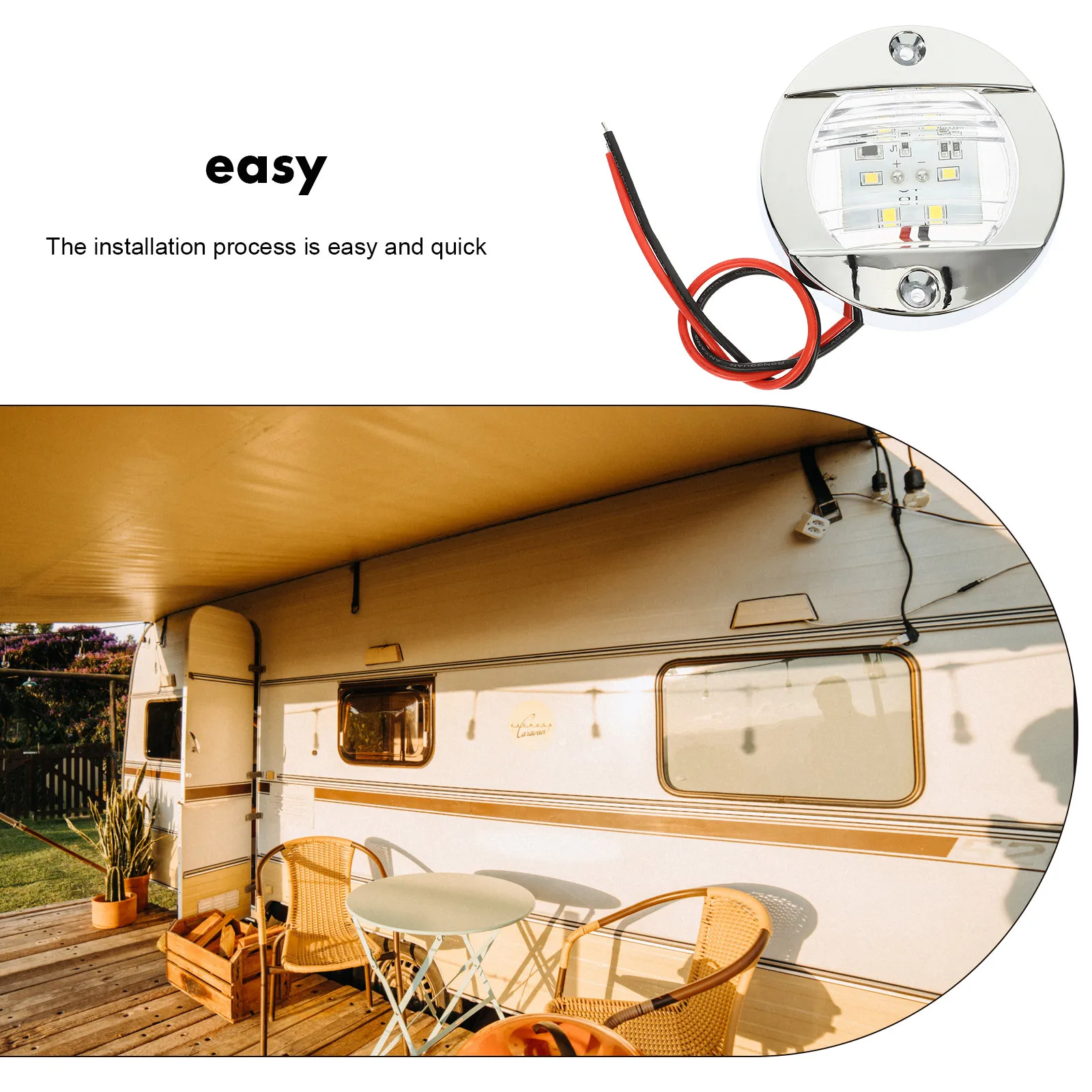 

1 set 1 Set Boat Turn Signal Light Waterproof Rv Truck Yacht Led Navigation Lamp Marine Bow Lights Side Tail Brake Lights Safety