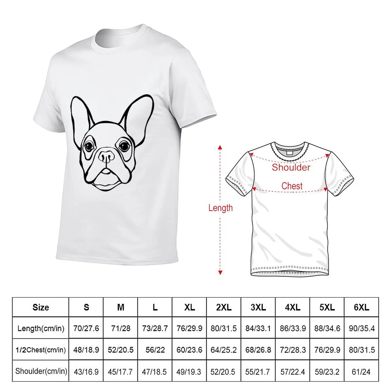 Cute FRENCH BULLDOG T-Shirt graphic t shirts customized t shirts t shirt men