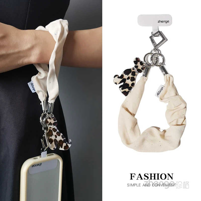 

Ремешок для мобильного телефона, шарф, веревка на запястье, короткий, портативный, для улицы, с защитой от броска, подвеска на ручной цепочке, универсальный новый продукт