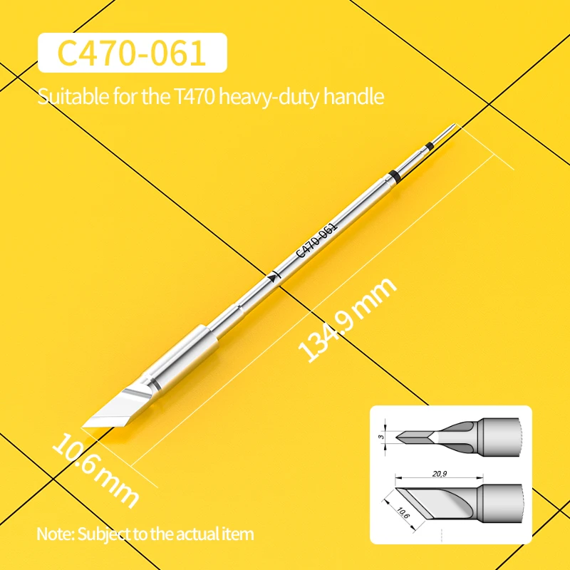 C470 Series Soldering iron tip Compatible with JBC T470HD handles C470-019 C470-003 C470-061 C470-002 C470-014 Soldering Tips
