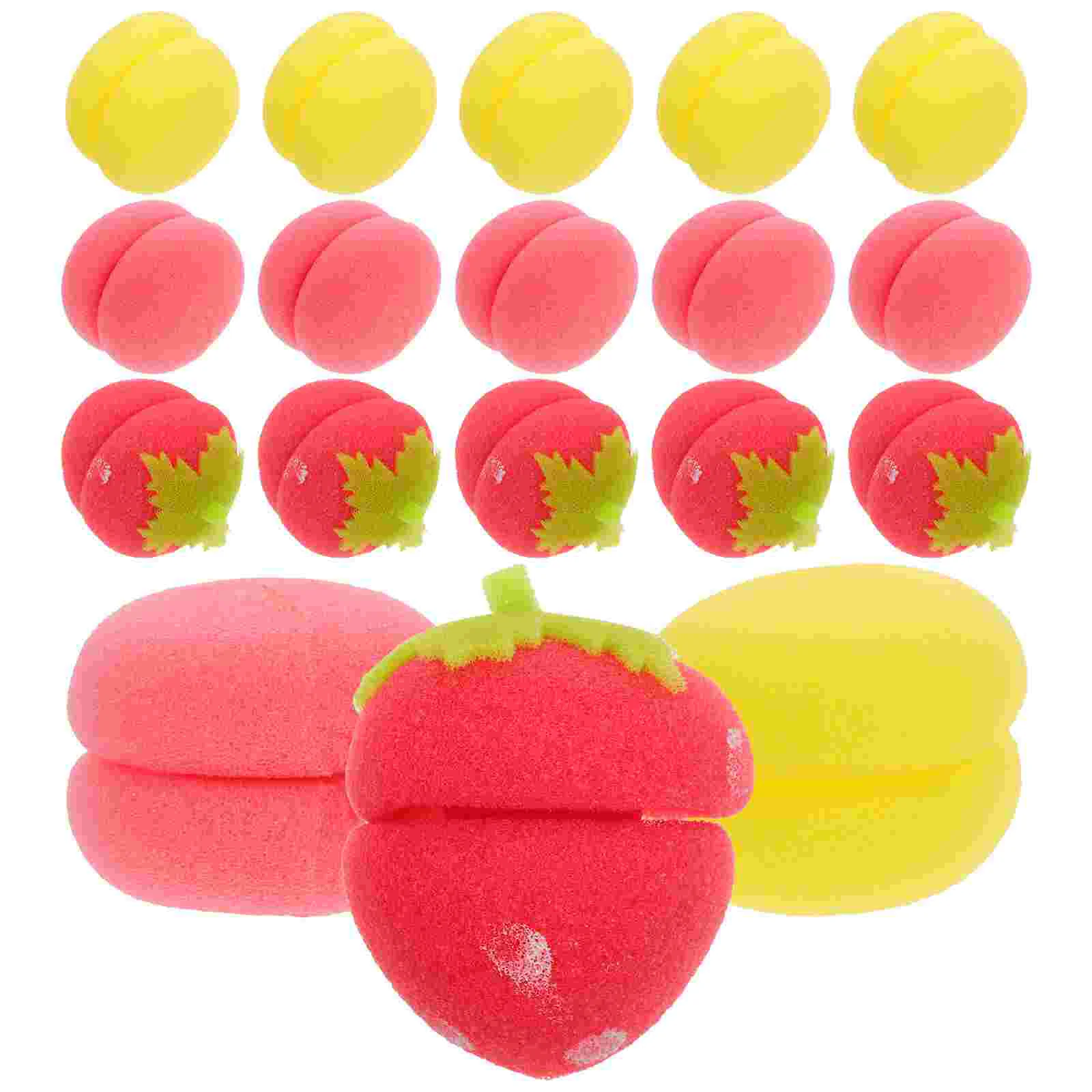 

18 Pcs Sponge Curler Hair Roller Self Grip Rollers Curling Tools Wand DIY Hairdressing Curly