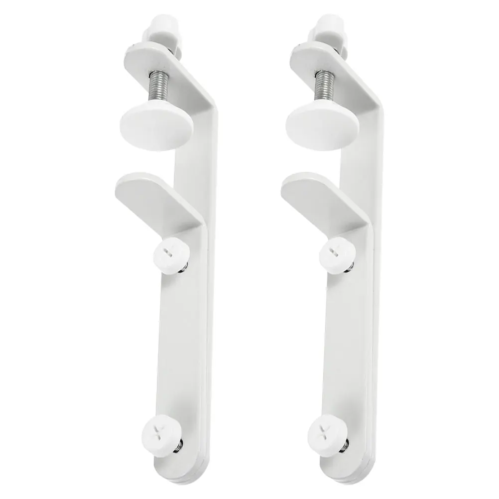 

2pcs Pegboard Panel Stand Desk Support Bracket Iron Tabletop Display Connector Durable Fixing Accessories For Pegboard Panels