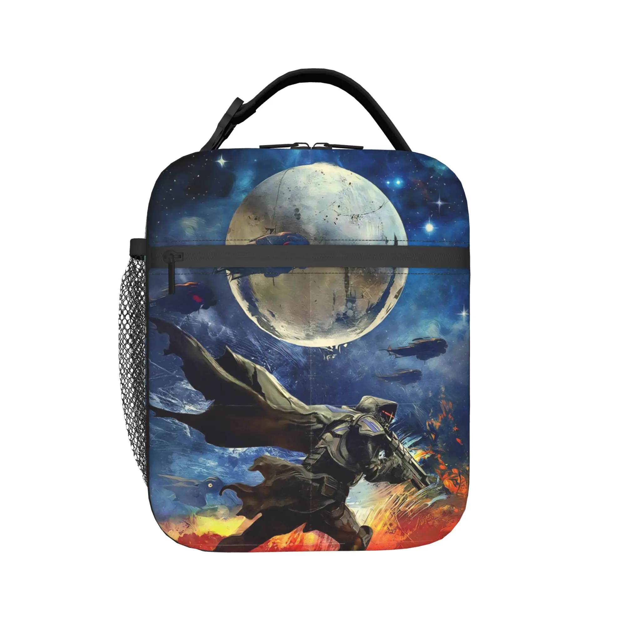 

Destiny 2 Games Thermal Insulated Lunch Bags for Picnic Portable Bento Box Men Women Thermal Cooler Lunch Boxes