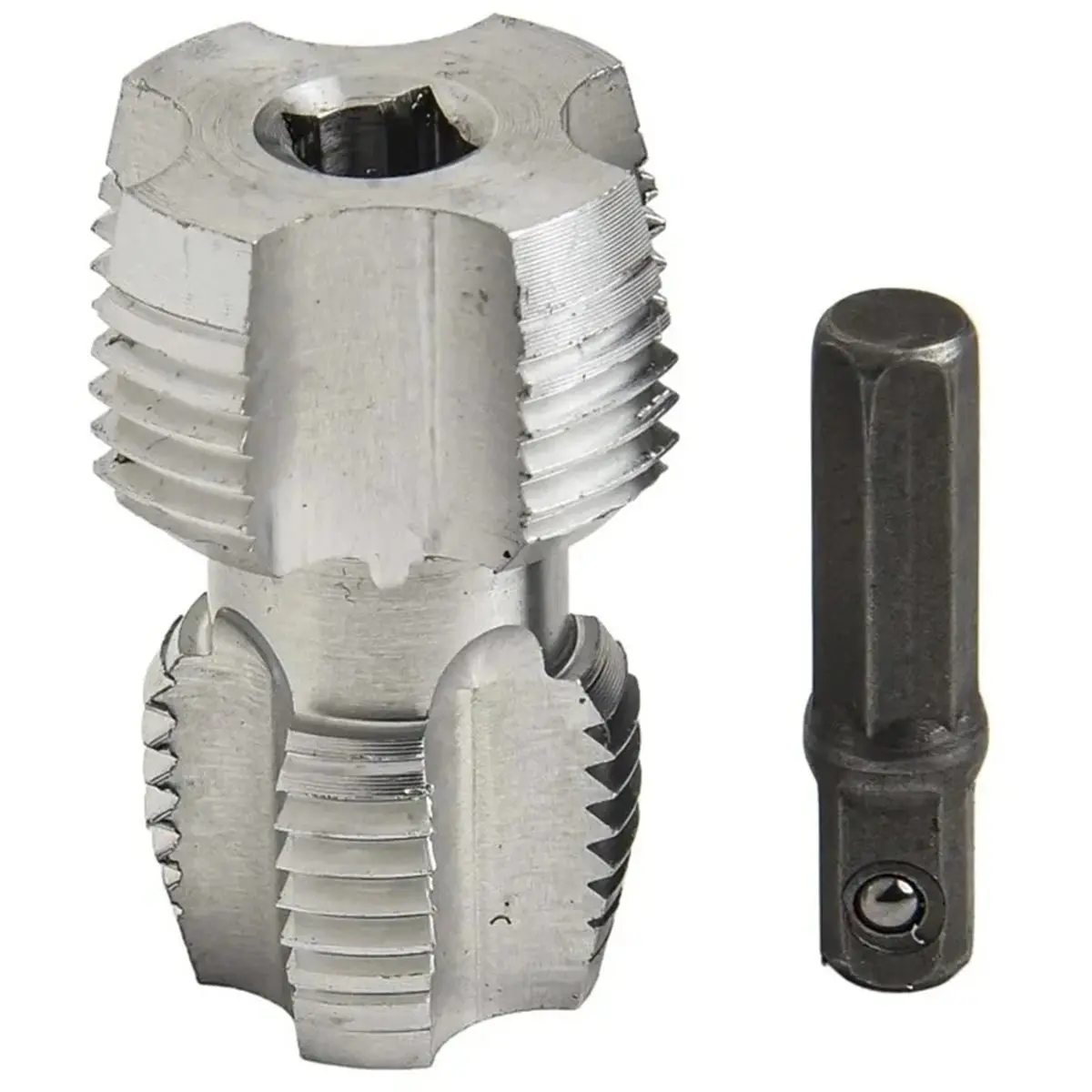 Aluminum Alloy Water Pipe Inner Hole Opener 4/6 Points Pipe Internal Thread Openers Electric Drill Hexagonal Tools