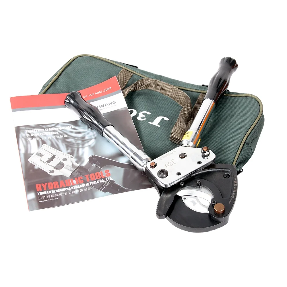 

J30 Ratchet Cable Cutter Wire ACSR Electric Hand Mechanical Cable Cutting Tool