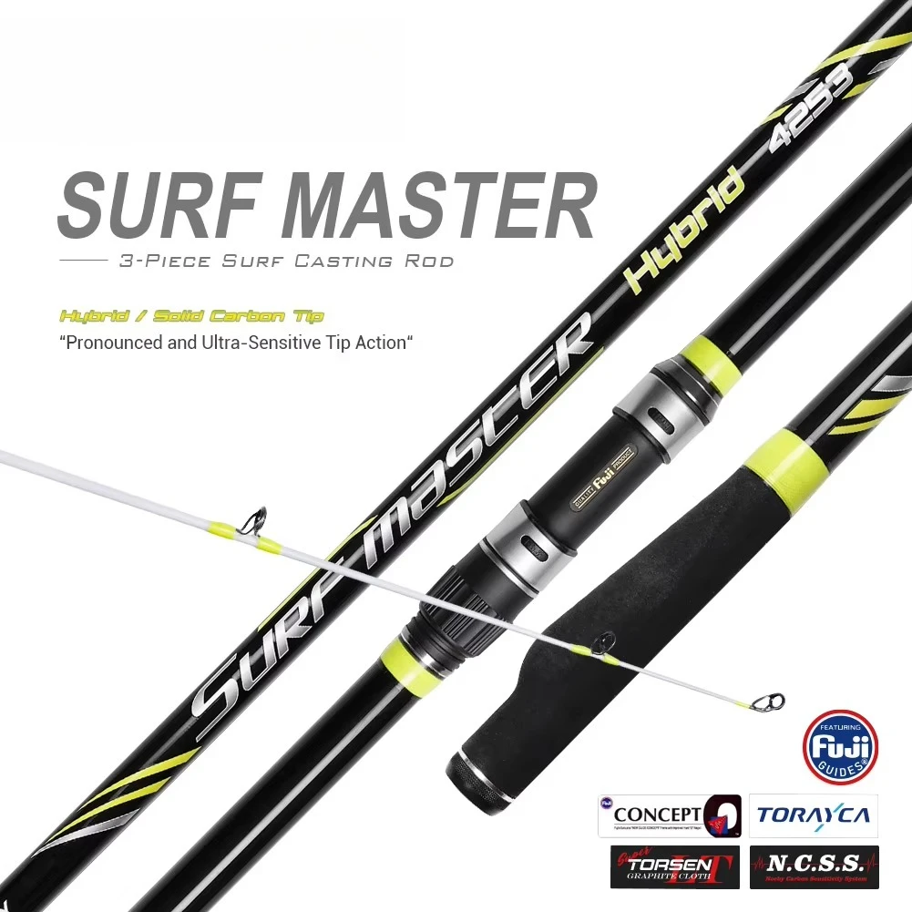 مناسبة لـ Nobi Surf Master 14 '0' Fuji 3 قطع صنارة صيد طويلة المصبوبة 4253