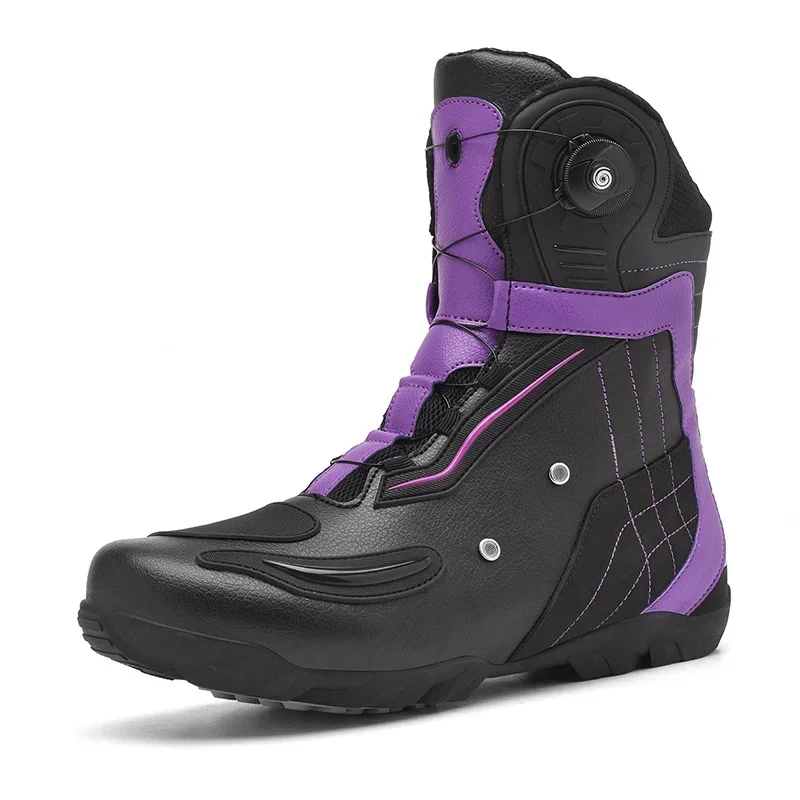 

Boots for Motorcyclist Man Shoes Racing Shoes Large Size Breathable, Waterproof, Wear-Resistant Anti-Fall and Motorcycle Boots