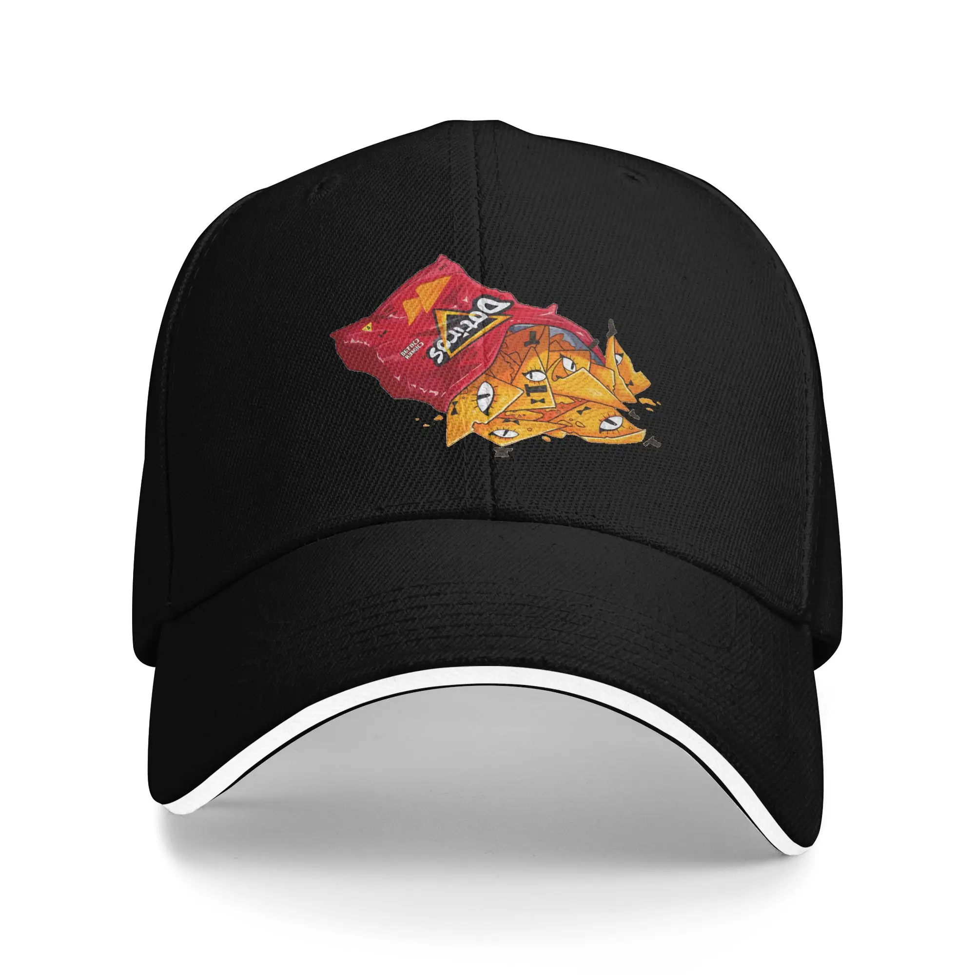 Gorra de béisbol Doritos Tortilla Chips Puffed Food, gorras de moda de verano estilo Hip Hop para mujer y hombre, gorra Snapback para tenis y skate