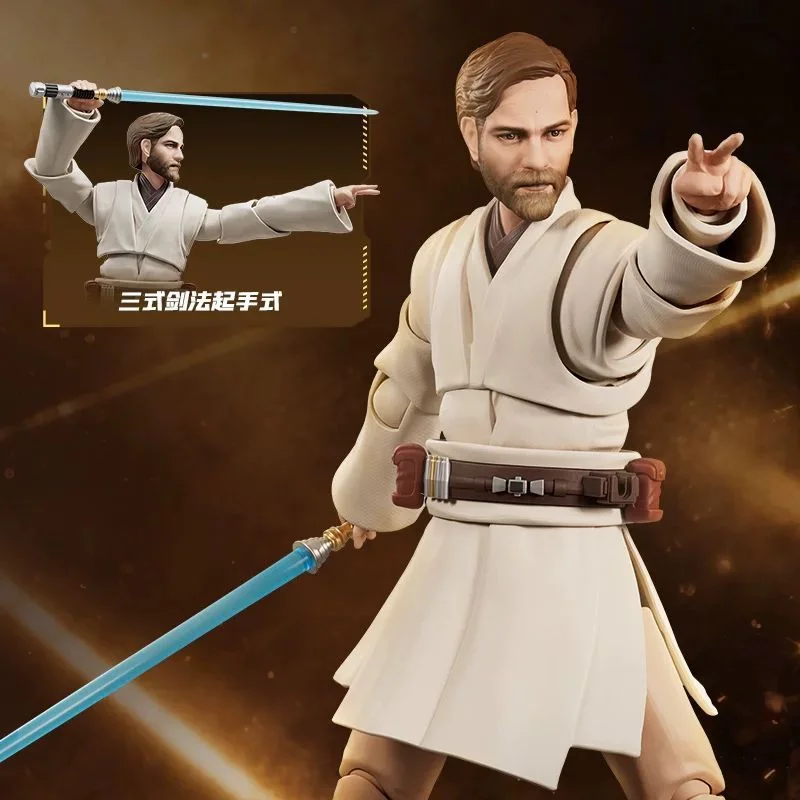 新品正規品-blokees-スター・ウォーズ-チャンピオンクラス-オビ＝ワン・ケノービ-コマンダー・コーディ-モデルキット-15cm-可動式フィギュア-コレクターズアイテム-ギフト