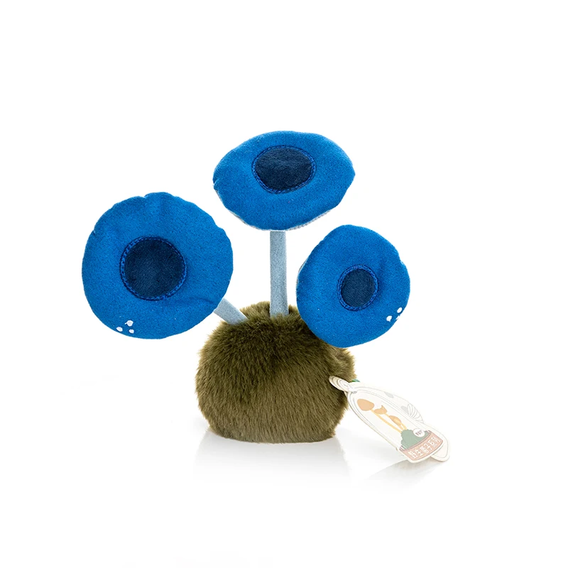 14cm Lustige Flauschige Pflanzen Wilde Pilze Plüschtiere Niedliche Pfifferling-Plüschies Weiche Puppe Kawaii Schreibtisch-Heimdekoration