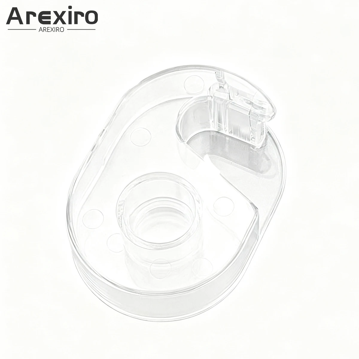1Pcs Clear Plastic Tape Dispenser Cutter, Desktop Tape Holder for Journal Scrapbooking DIY Craft Stationery Supplies